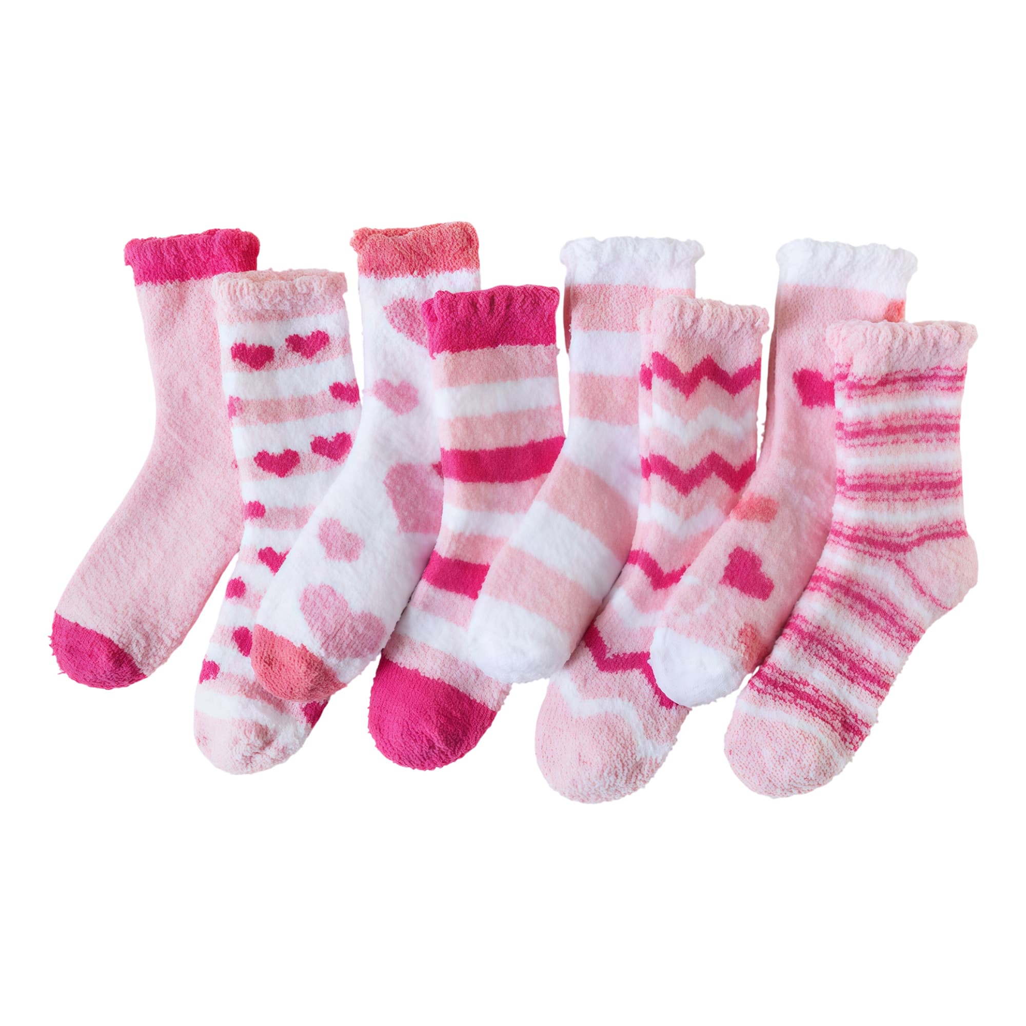 Pink Hearts and Stripes, view 1