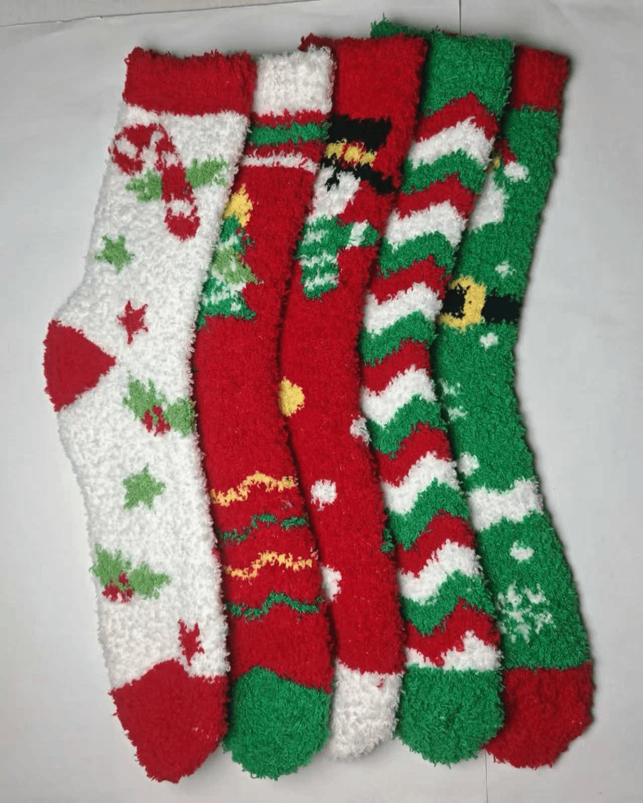 Red and Green Festive Patterns, view 2